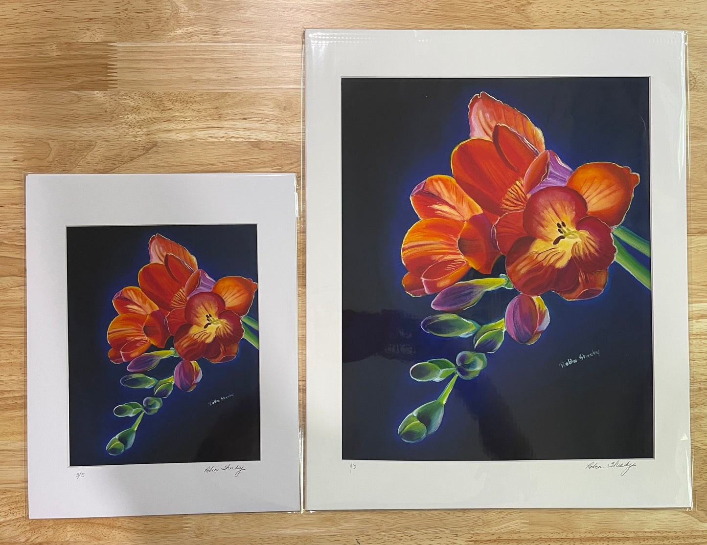 8" x 10" vibrant flowers Print