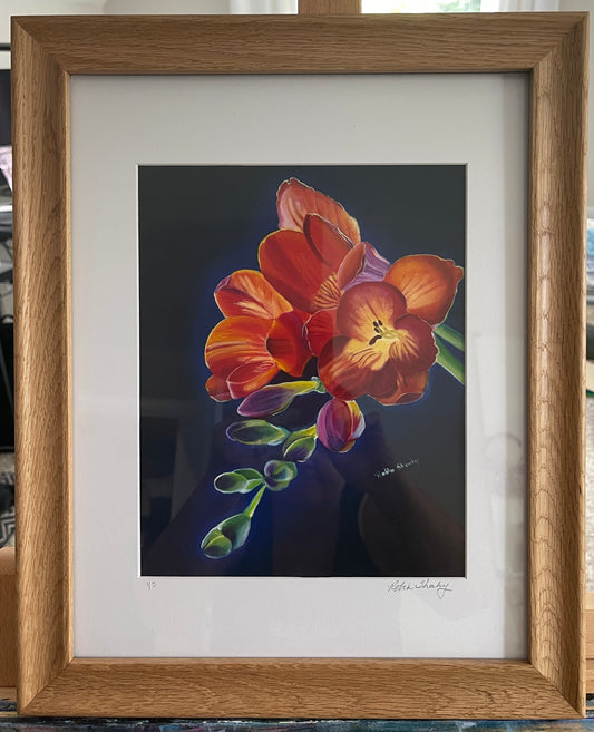 Framed Vibrant flower