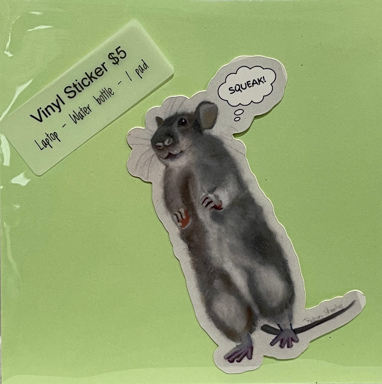 Squeak - Vinyl Sticker